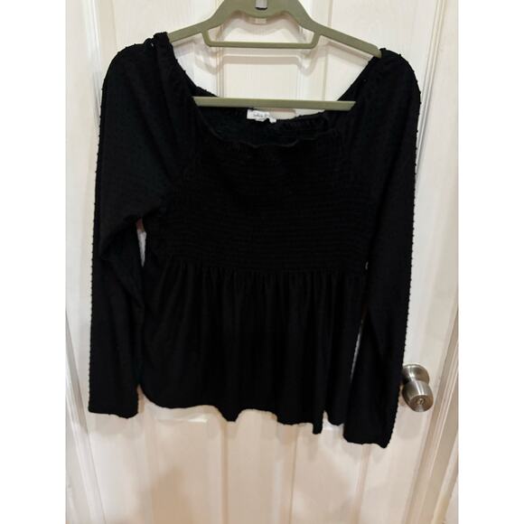 Adorable White Birch Ribbed Top Oversized M (Like New) - Picture 3 of 5